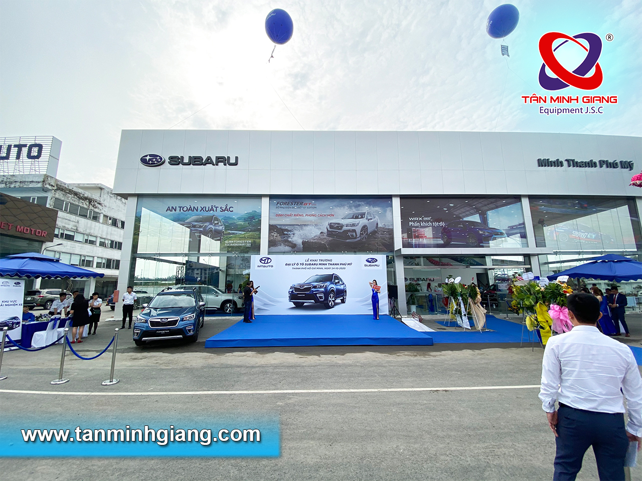 Khai trương đại lý ô tô Subaru Minh Thanh Phú Mỹ